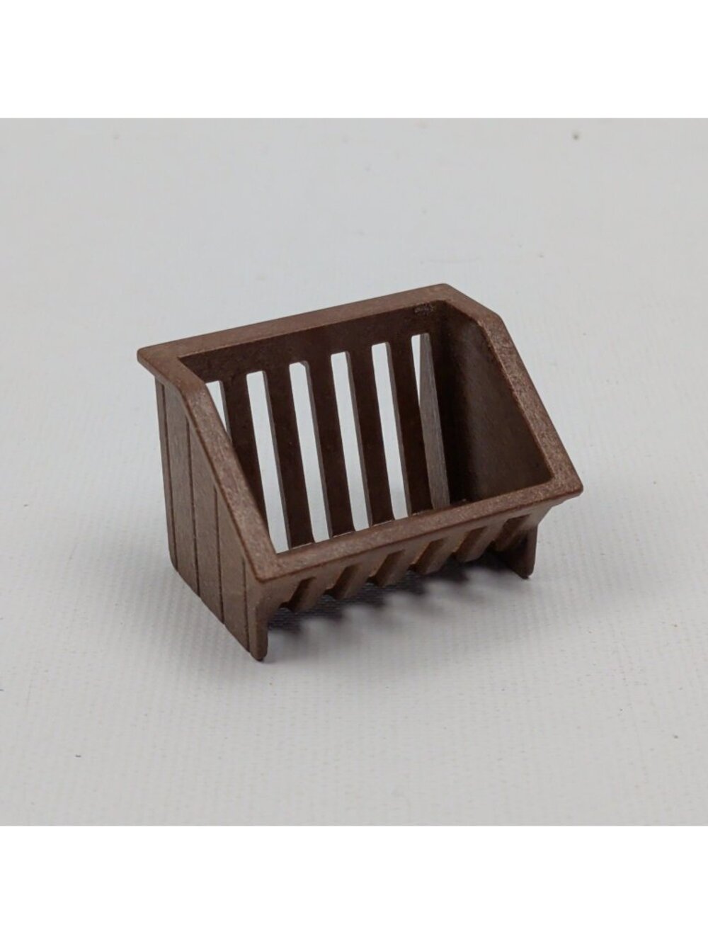 Playmobil Take Along Set Farm 4897 Brown Open Slats Feeding Trough Hay Straw Toy